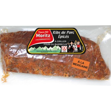 RIBS de PORC épicé à la...