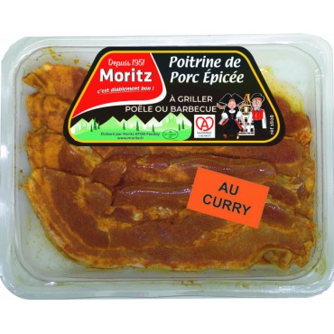 POITRINE de PORC épicé au...